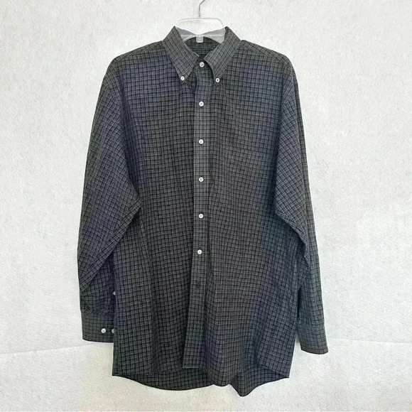 Jos. A. Bank Traveler Traditional Button Down Shirt Mens Medium Multicolor Plaid - Picture 1 of 10